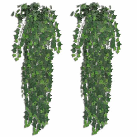 vidaXL - Kunststruiken - klimop - 4 - st - 90 - cm - groen