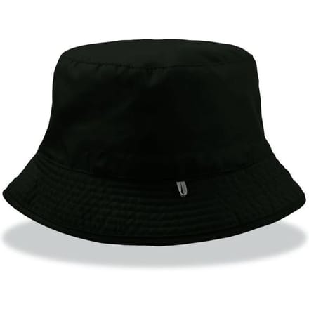 Atlantis Headwear - Bucket Pocket-S - Black - One Size