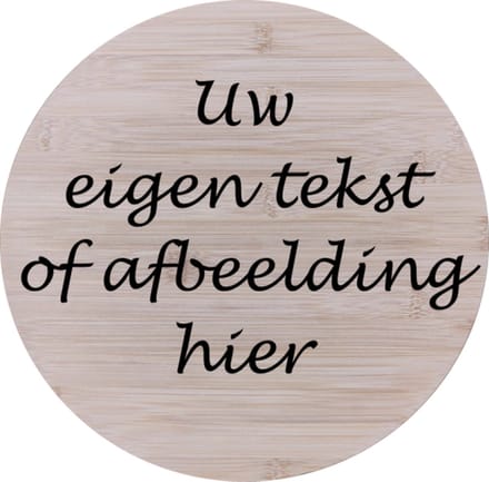 Bamboe hout Draaiplateau - Gepersonaliseerd met uw eigen tekst - 40cm - kaasplank - tapasplank
