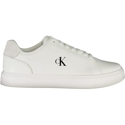 Calvin Klein Bianco Polyurethaan Heren Sneaker