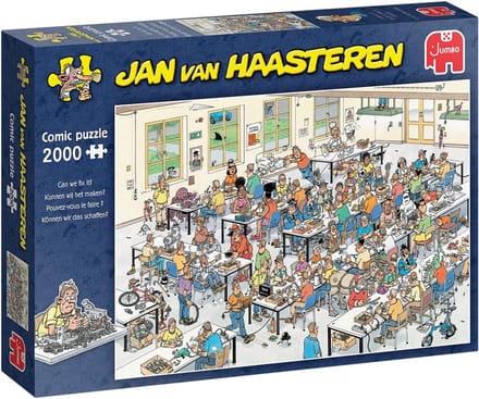 Grote Legpuzzel - Breinbreker Volwassenen - Ontspanning Thuis - Grappige Illustraties - 2000 Stukjes