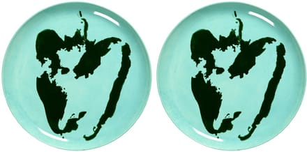 Serax - Ottolenghi Feast - Bord L - Azurblauw/Groen - 26 Ø - 2 stuks