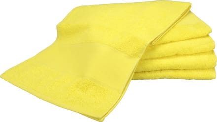 ARTG Towelzz® SPORTHANDDOEK Extra Lang - 30 x 140 cm - Set van 5 stuks - BRIGHT YELLOW