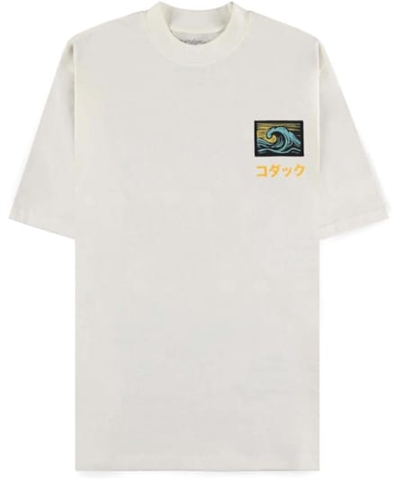 Pokémon - Gaming Oversized T-shirt - Enton - S tot XXL - voor Mannen - gebroken wit