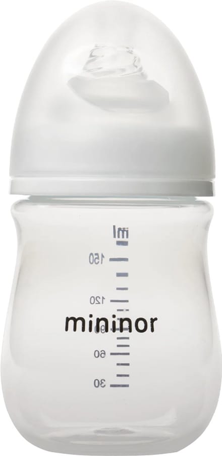 Mininor babyfles - kunststof - 160 ml - vanaf 0 mnd