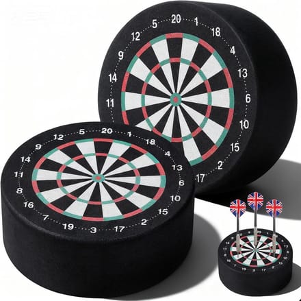 Darts Standaard & Basisstation Set voor Zachte en Stalen Dartpijlen - Draagbaar Miniset (2 Stuks)