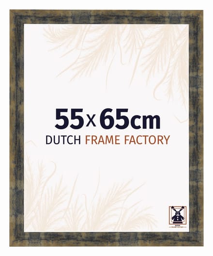 Fotolijst 55x65 cm - MDF - Blauw Goud Gemeleerd - Praag