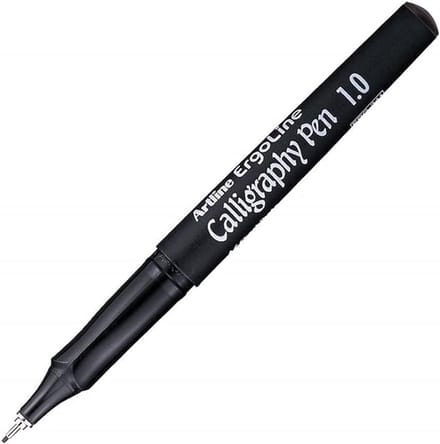 Kalligrafiepen Met Brede Punt 1.0mm Zwarte Inkt
