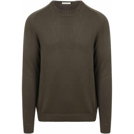 KnowledgeCotton Apparel Pullover Olive - Maat M - Heren - Pullovers