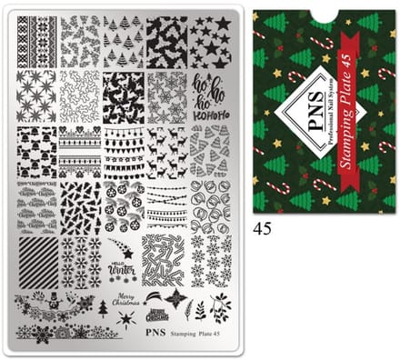 PNS Stamping Plate 45 CHRISTMAS TIME