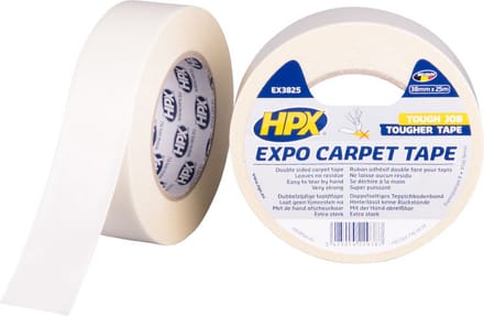 Expo Carpet Tape - wit 38mm x 25m