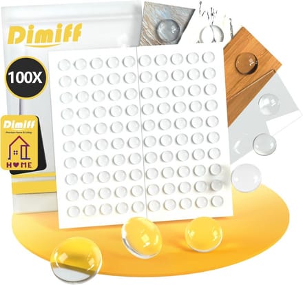 Rubber Buffer - 100 Stuks Transparant Zelfklevend voor Geluidsreductie
