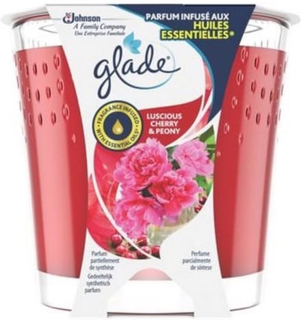 Glade Geurkaars Cherry & Peony 129 gr