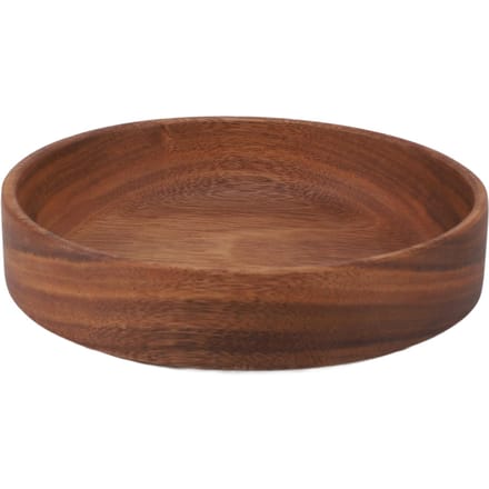 Bol de Service Fruit Collation Polyvalent Élégant Durable Bol à Salade Plat de Service pour la Maison Rond Grand L brown