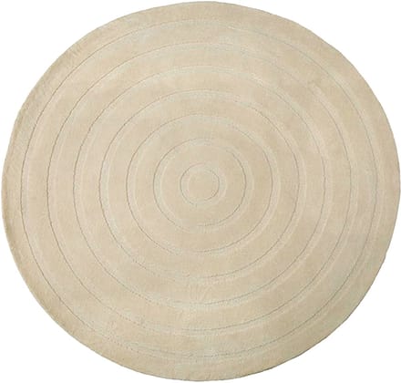 LABEL51 Agra Vloerkleden - Naturel - Polyester - 200x200 cm - Rond