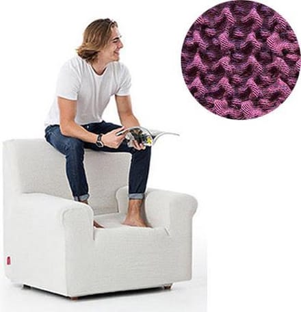 Milos meubelhoes voor fauteuil Paars - 70-110cm