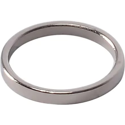 Decomode - Gordijnring - Metaal - Geborsteld Nikkel - Dia. 12mm - 8 Stuks
