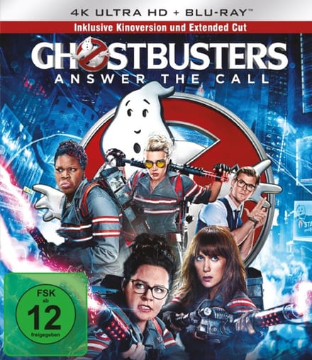 PLAION Ghostbusters Blu-ray 4K Ultra HD Duits, Engels, Frans, Italiaans, Pools, Russisch, Turks