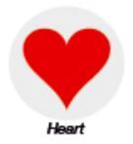 Asbri Golf Ball Stamper Heart - golfbalstempel