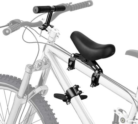 Kinderfietszitje - Fietsstoel kind - Samen fietsen - Universele pasvorm - 2-6 jaar - Zwart