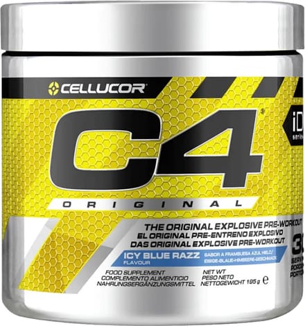 Cellucor C4 Original Pre Workout - Icy Blue Raspberry - 30 shakes (200 gram)