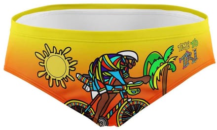 Otso Time To Tri Bike Zwemslip Geel S Man