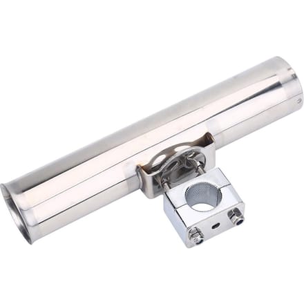 Support de support de canne à pêche en acier inoxydable robuste pour bateau blanc