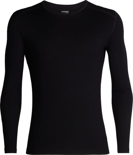 Icebreaker BF 260 Tech LS Crewe - Heren - Thermoshirt - Zwart