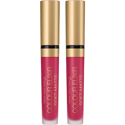 2 x Max Factor Colour Elixir Soft Matte Liquid Lipstick - 025 Framboos