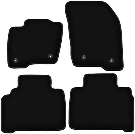 BASIC zwarte veloursmatten voor: Ford Galaxy MK3 minivan (2015-)