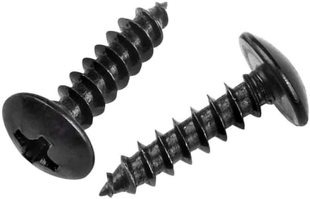 Solidchoice - Set van 50/100 Zelftappende Houtschroeven van Carbonstaal