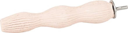 Flamingo - Vogelzitstok Calcium Gegolfd - Wit - S - 4 x 4 x 20.5 cm