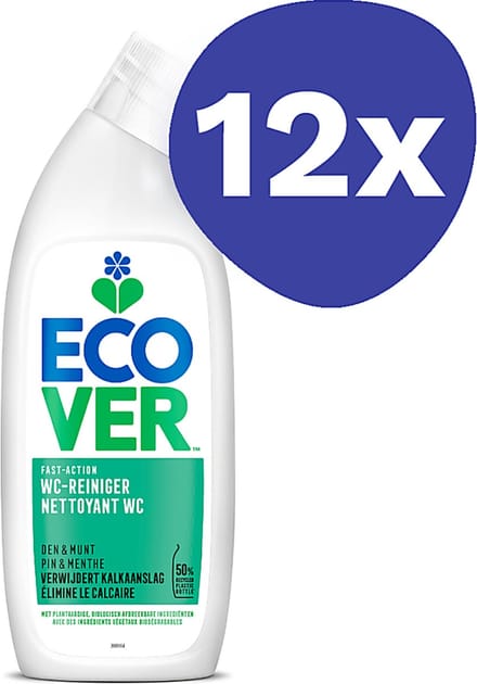 Ecover WC Reiniger - Den en Munt (12x 750ml)
