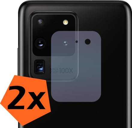 Camera Lens Protector - 2 Stuks - Geschikt voor Samsung Galaxy S20 Ultra - Camera Screenprotector - Gehard Glas - Beschermglas - Tempered Glass - Screen Protector