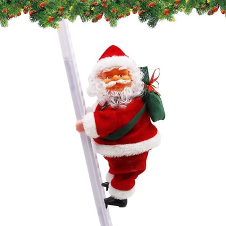 Elektrische-Klimladder-Kerstman-Rood-Pluche-Speelgoed-70cm