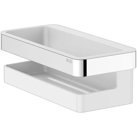 Keuco Collection Moll - Planchet, lengte 24 cm, wit/chroom 12758010000