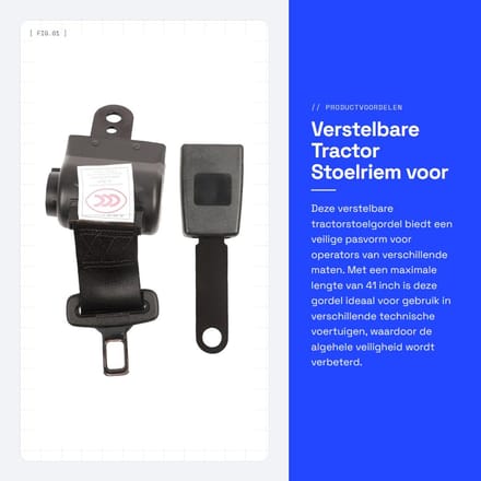 Dailygoods - Verstelbare Tractor Stoelriem voor Veiligheid