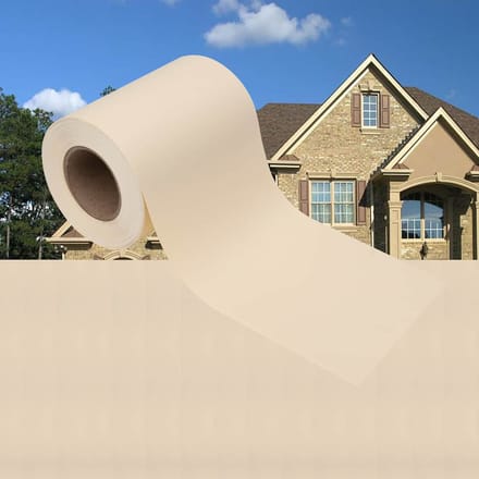 vidaXL - Privacystrip - 35x0,19 - m - PVC - crème