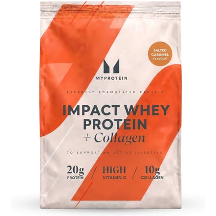 Impact Whey Protein + Collagen - 375G - 15servings - Zoute Karamel