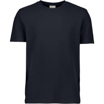No Excess T-Shirt Crewneck Solid Jacquard Night Navy  M