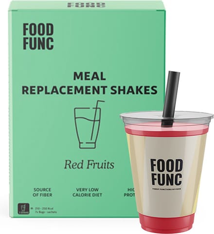 Foodfunc | Maaltijdshake | Red Fruits | 7 x 32,4g | No Junk Just Func
