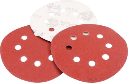 FINIXA Schuurschijven 125mm met 8 gaten - P400