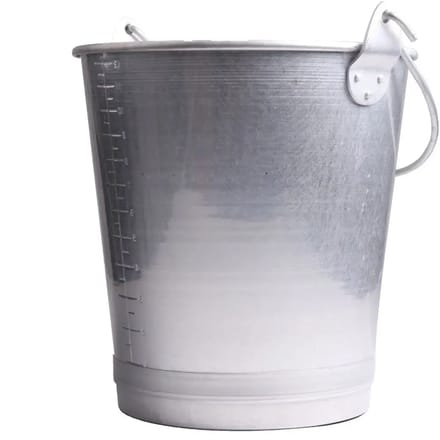 Multifunctionele aluminium emmer met schenktuit Chick'A