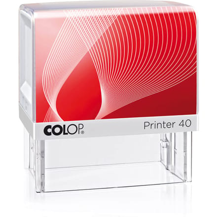 Tekststempel Colop Printer 40 personaliseerbaar 6regels 59x23mm