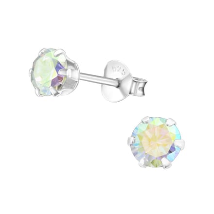 Amanto Oorbellen Elka AB - 925 Zilver E-Coating - ∅5mm
