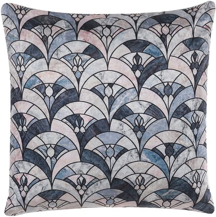 KOODAL - Sierkussen - Donkerblauw - 45 x 45 cm - Polyester