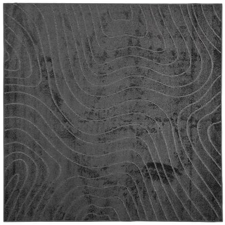 vidaXL - Binnen- - en - buitenkleed - PALMERAS - Antraciet - 200 - x - 200 - cm