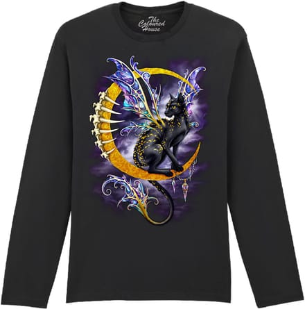 Kat Morgana Cat The Coloured House Longsleeve T-shirt M