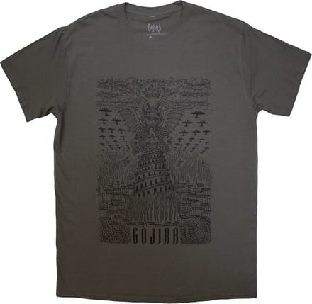 Gojira - Demon Village Heren T-shirt - L - Grijs
