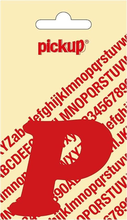 Pickup plakletter CooperBlack 60 mm - rood P
